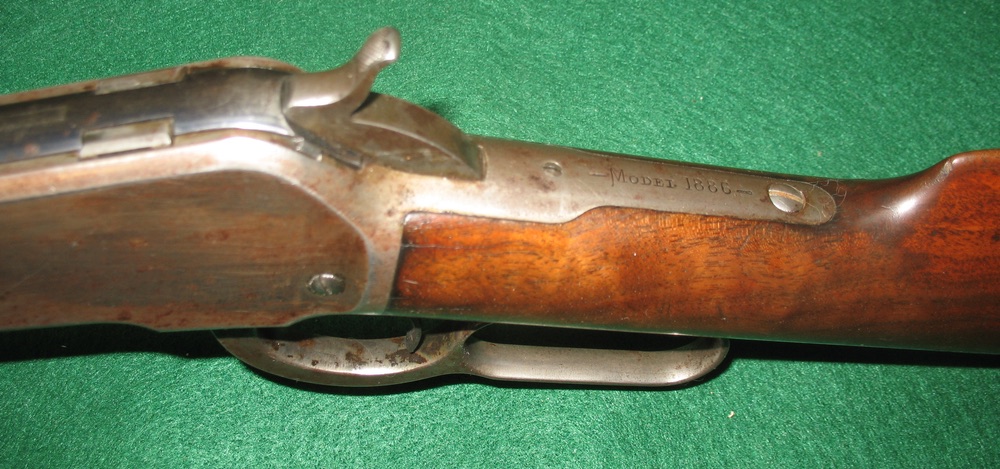 Photo of Winchester 1886 in .40-65. Antique in nice, honest condition.